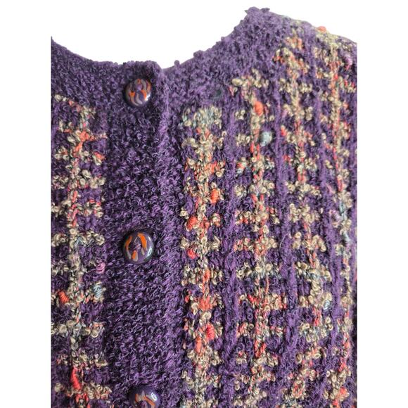 Peruvian connection Handmade Cardigan 100% Merino Wool - Medium - Picture 4 of 5